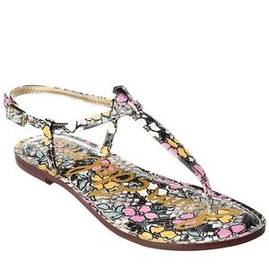 Sam Edelman “Gigi” Floral sandals size 7.5 M NIB